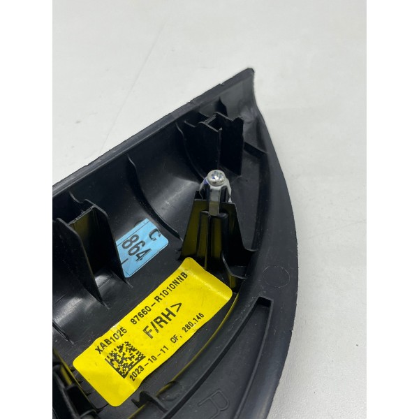 Moldura Interna Retrovisor Direito Hyundai Hb20 2017 A 2022