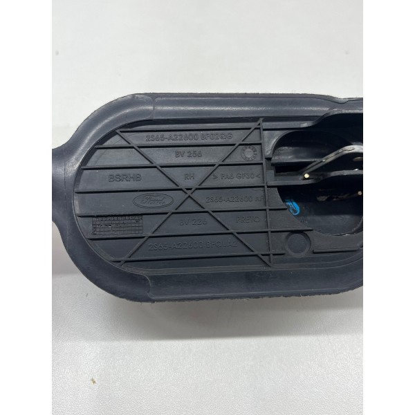 Maçaneta Porta Dianteira Direita Ford Fiesta 2004 A 2010 Cinza Dianteira