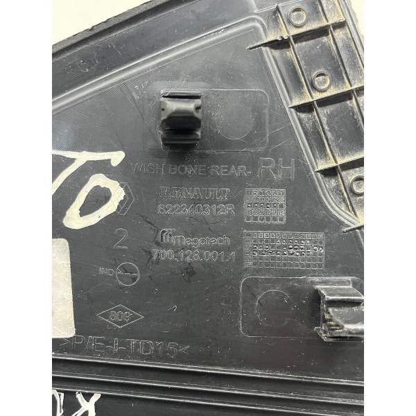 Moldura Porta Tras Direita Renault Kwid 2020/2022