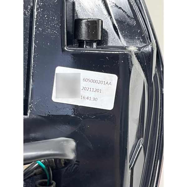 Lanterna Traseira Esquerda Tiggo 8 Pro 2025