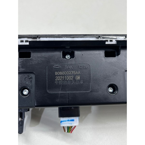 Regua Comando Alerta Som Chery Tiggo 8 Pro 2025