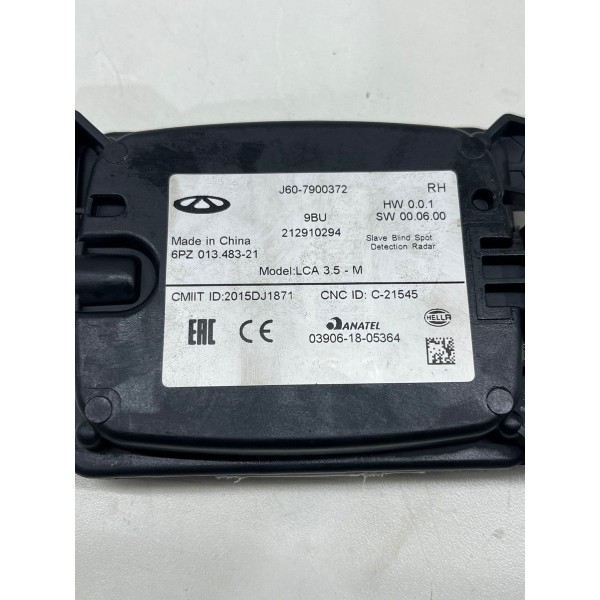 Módulo Ponto Cego Direito Chery Tiggo 8 Pro 2025