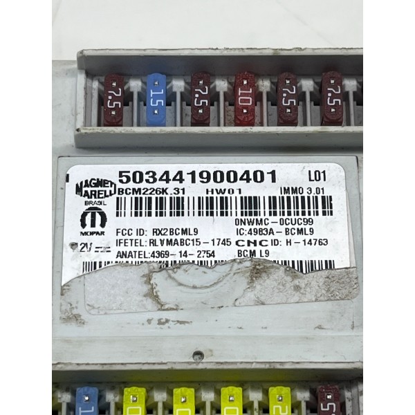 Modulo Bcm Fusivel Fiat  Argo 2016 A 2021