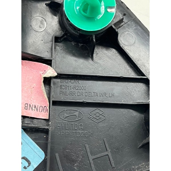 Acabamento Int. Traseiro Esquerdo   Hyundai Hb20 2020 A 2021