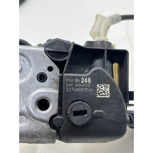 Fechadura Tras Porta Dir Peugeot 308 2013 A 2017