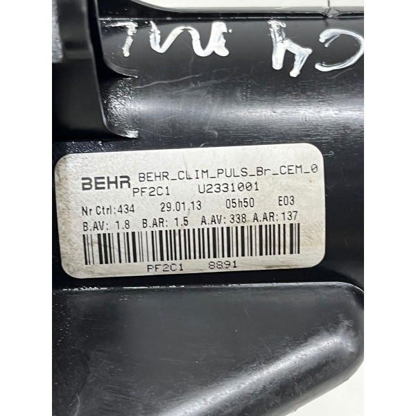 Motor Do Ventilador Interno Ar Citroen C4  2010 A 2011