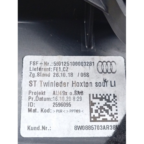 Apoio De Braço Tras Esq Audi A5 2021