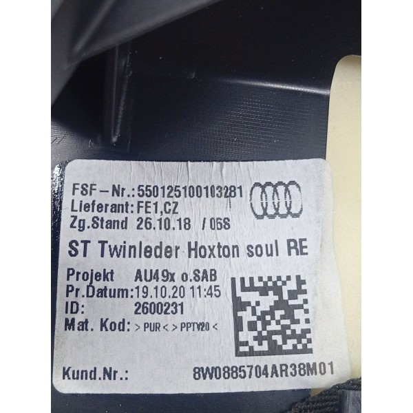 Apoio De Braço Tras Dir Audi A5 2021