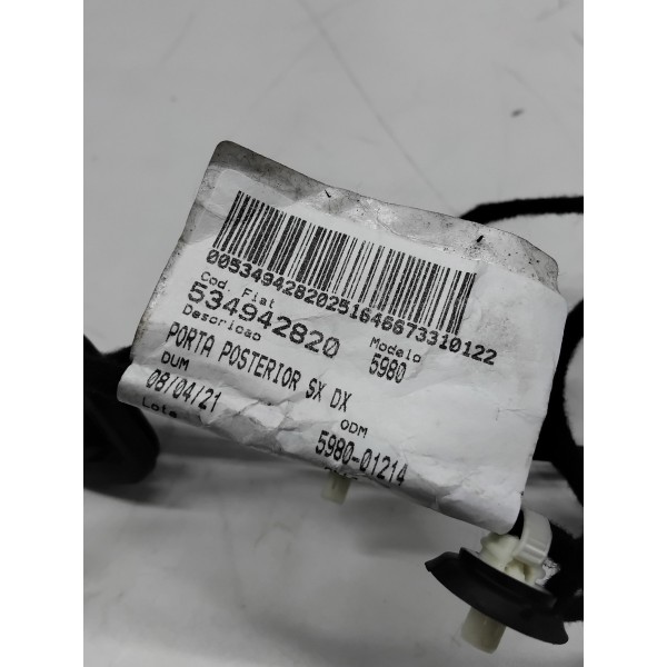 Chicote Elétrico Porta Traseira Esquerda Jeep Commander 2025