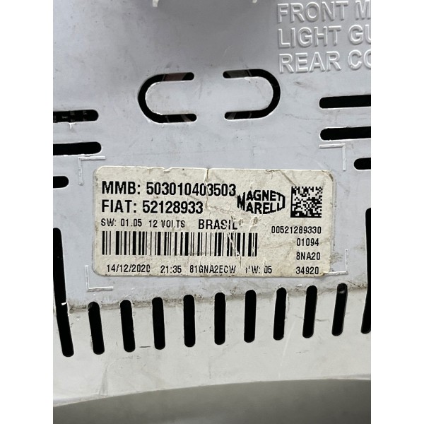 Painel De Instrumentos Fiat Strada 1.3 2020 A 2023