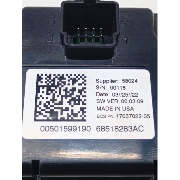 Comando Painel Ar Condicionado Jeep Commander 2023