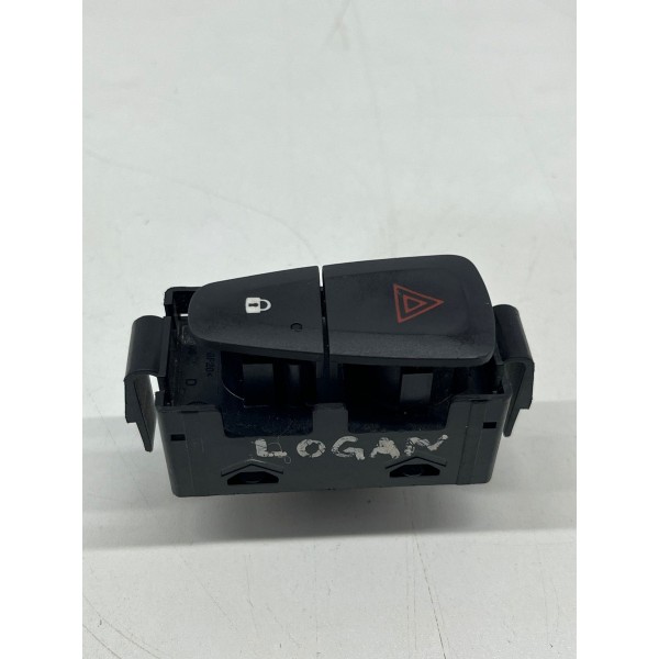Botão Pisca Alerta Trava Renault Logan  2014  A 2020
