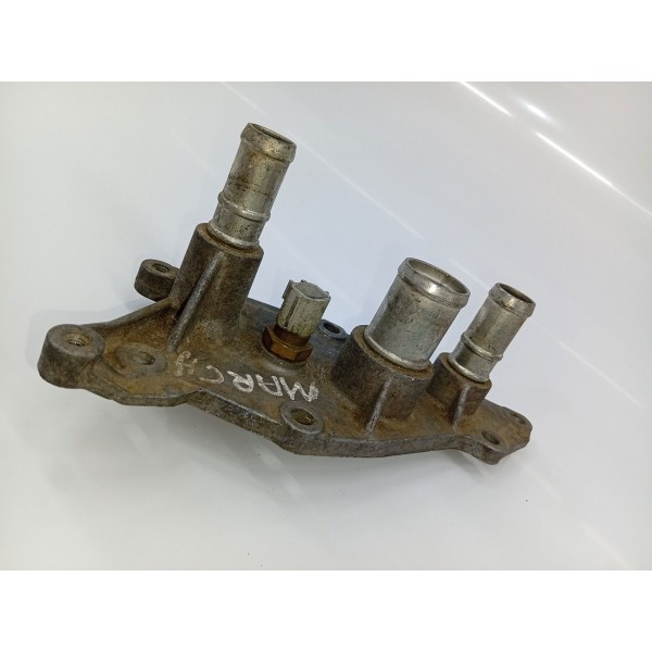 Carcaça Válvula Termostática Nissan March 1.0 3cc 2016 2020