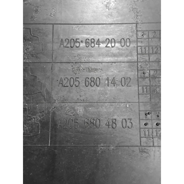 Protetor Assoalho Carter Mercedes C180 2014 A 2017 A20568420