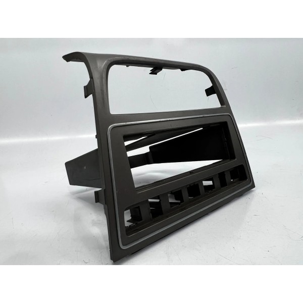 Moldura Central Painel Volkswagen Voyage 2008 A 2012 Cinza-escuro