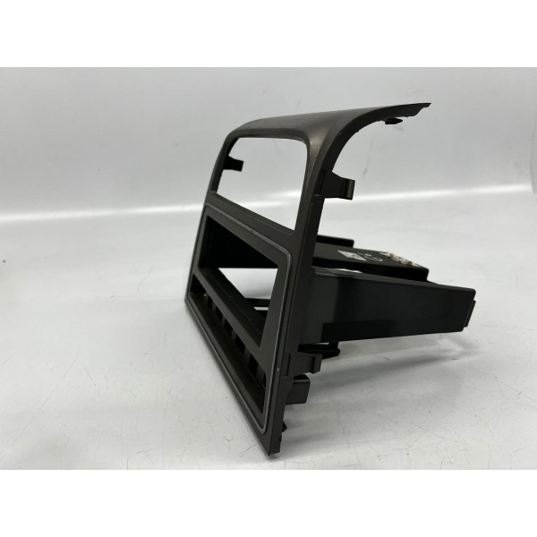 Moldura Central Painel Volkswagen Voyage 2008 A 2012 Cinza-escuro