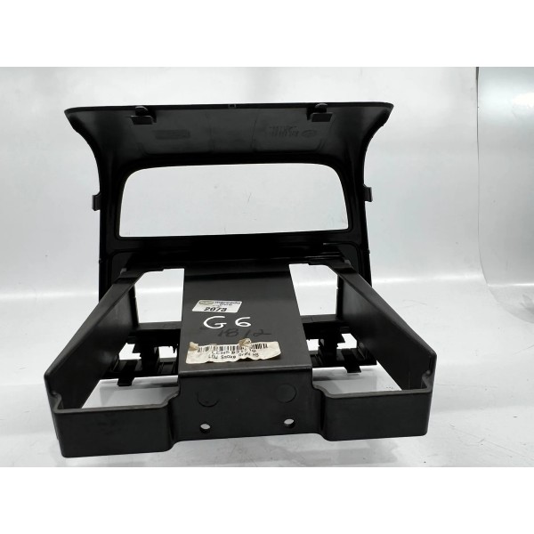 Moldura Central Painel Volkswagen Voyage 2008 A 2012 Cinza-escuro