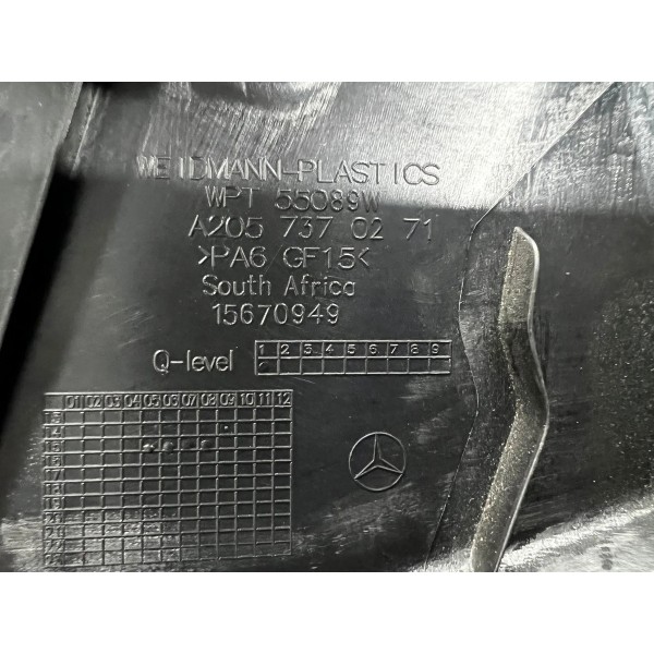 Moldura Interna Traseira Direita  Mercedes-benz C180 2016