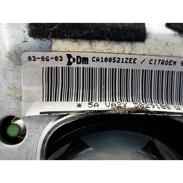 Bolsa Airbag Do Volante Citroen C3 2004 A 2012