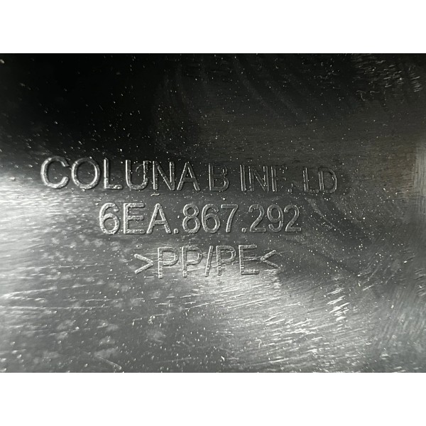 Acabamento Inferior Esquerdo Volkswagen Polo 2018 A 2025