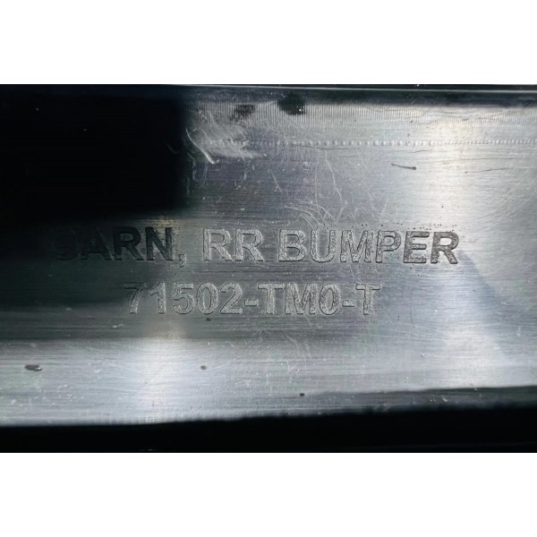 Parachoque Traseiro Spoiler Honda City 2012 A 2014