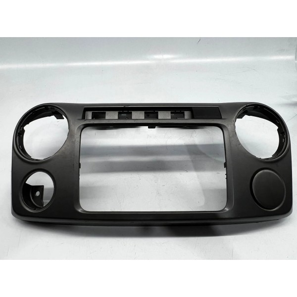 Moldura Painel Central Volkswagen Amarok 2010 A 2016 Preto