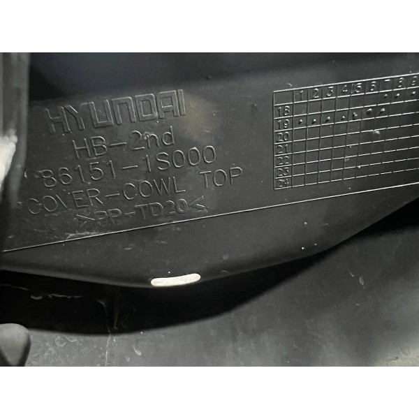Grade Churrasqueira Parabrisa Hyndai Hb20 2013 A 2019