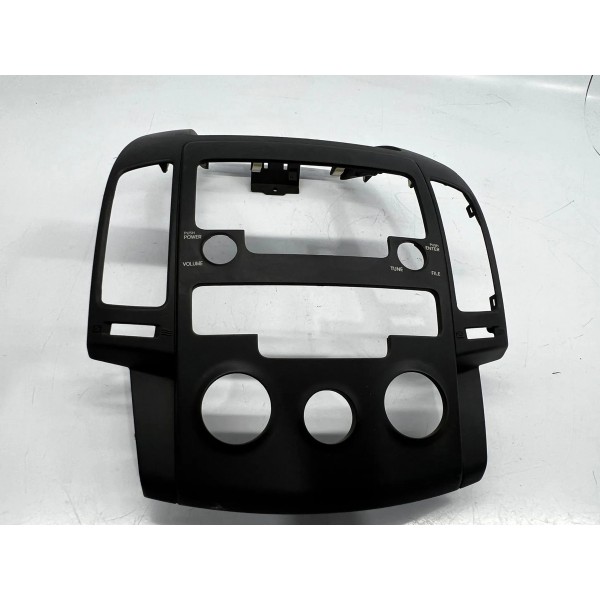 Moldura Central Painel Hyundai I30 2010 A 2012 Preto
