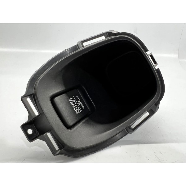 Moldura Tomada 12v Honda Hr-v 1.8 2019 A 2021 Preto