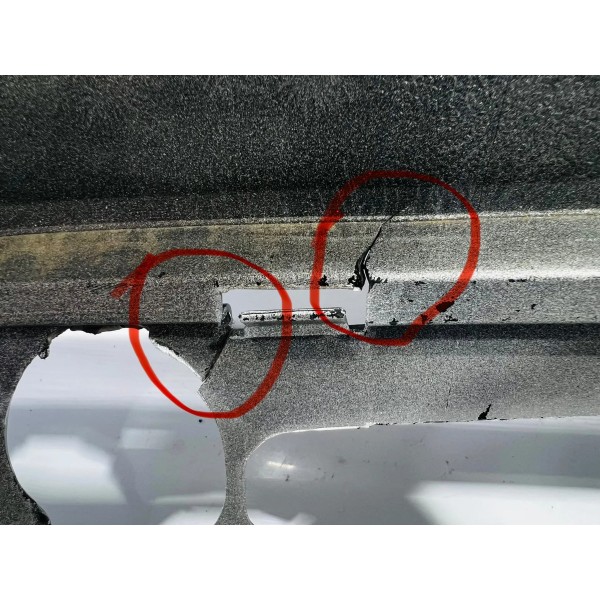 Parachoque Traseiro Ford New Fiesta Hatch 2014 A 2016