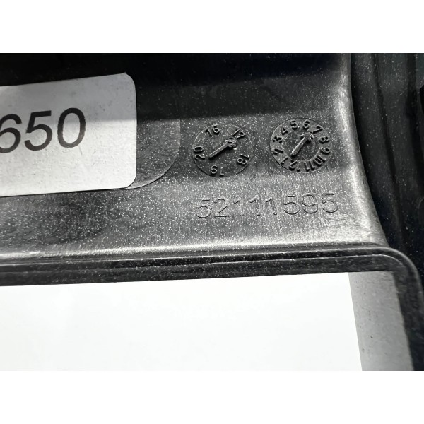 Moldura Painel Central Chevrolet Spin 2013 A 2017 Prata E Preto